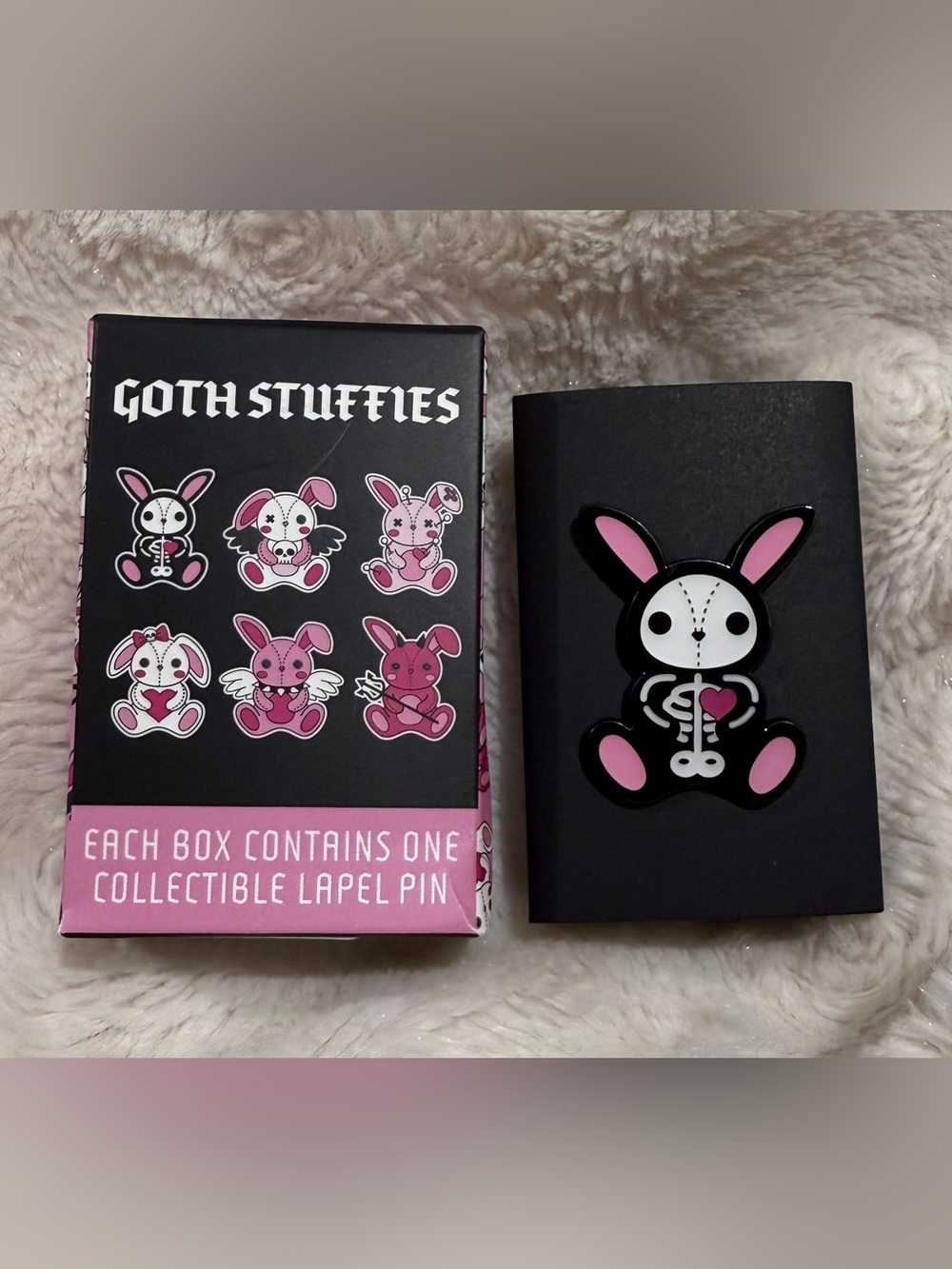 Goth Stuffies Blind Box Enamel Pin Hot Topic Exclusive